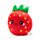Pluche Squidglys Foodiemals Elidi de Aardbei