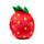 Pluche Squidglys Foodiemals Elidi de Aardbei