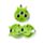 Relaxeazzz Ruimtevaart Alien Reiskussen & Slaapmasker