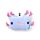 Relaxeazzz Minecraft Axolotl Rond Reiskussen & Slaapmasker
