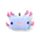 Relaxeazzz Minecraft Axolotl Rond Reiskussen & Slaapmasker