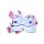 Relaxeazzz Minecraft Axolotl Rond Reiskussen & Slaapmasker
