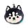 Relaxeazzz Luna de Husky Berg Dieren Reiskussen & Slaapmasker