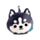 Relaxeazzz Luna de Husky Berg Dieren Reiskussen & Slaapmasker
