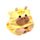 Hoodeazzz Adoramals Raffi de Giraffe Memory Foam Reiskussen Capuchon