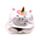 Hoodeazzz Adoracorns Astra de Eenhoorn Memory Foam Reiskussen Capuchon