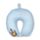 Swapseazzz Foodiemals Boba de Bubble Tea 2-in-1 Pluche Reiskussen