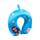 Relaxeazzz Beertje Paddington Pluche Memory Foam Nekkussen