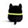 Pluche Squidglys Spooky Zwarte Kat