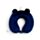 Relaxeazzz Adoramals Panda Pluche Memory Foam Nekkussen