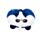 Relaxeazzz Adoramals Panda Pluche Memory Foam Nekkussen