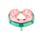 Relaxeazzz Foodiemals Lana de  Watermeloen Pluche Memory Foam Nekkussen