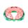 Relaxeazzz Foodiemals Lana de  Watermeloen Pluche Memory Foam Nekkussen