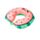 Relaxeazzz Foodiemals Lana de  Watermeloen Pluche Memory Foam Nekkussen
