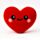 Squidglys J'Adoramals Hart Rood Pluche Speelgoed