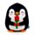 Squidglys J'Adoramals Hart Pinguin Rode Roos Pluche Speelgoed