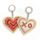 Amore Hart Kruissteek Doe-Het-Zelf Sleutelhanger
