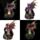 Dark Legends Draak op Kasteel LED kristal