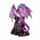 Dark Legends Keeper of the Death Gate Dragon Amethist LED