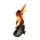 Dark Legends Beschermer van de Nacht Obsidiaan Vuur Draak 17cm