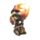 Dark Legends Fire & Charcoal  Draak op Rots
