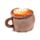 Foodiemals Cappuccino Pluche Deurstopper