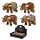 Mini Glitter Geluk Olifant Wierookhouder