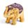 Mini Metallic Glitter Geluk Olifant Verzamelobject