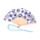 Bescherming Evil Eye Opvouwbare Handventilator Waaier