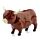 Highland Coo Koe Zonnecel Solar Pal Figuur