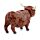 Highland Coo Koe Zonnecel Solar Pal Figuur