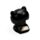 Lucky de Zwarte Katt Mini Solar Poppetje