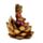 Goudkleur Ganesh & Lakshmi Lotus Set van 2