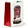 Fiat 500 Retro Rood & Wit - Cadeautasje Medium