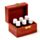 Mango Hout Etherische Olie Doos (voor 6 flesjes - Design 2)
