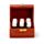 Mango Hout Etherische Olie Doos (voor 6 flesjes - Design 2)