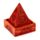 Mango Hout Piramide Wierookhouder Kegels Bloem Lijstwerk