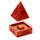 Mango Hout Piramide Wierookhouder Kegels Bloem Lijstwerk