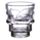2 glazen shotglaasjes (60ml) - Schedel