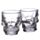 2 glazen shotglaasjes (60ml) - Schedel