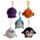 Adoramals Squeezies Knijp Speelgoed Zeedieren Sleutelhanger