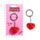 J'Adoramals Hart 3D PVC Sleutelhanger