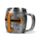 Decoratieve Middeleeuwse Ridder Zilver- en Goudkleur Helm Bierpul