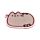 Pusheen de Kat Set 4 Gevormde Onderzetters