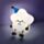 Stervormig LED Nachtlamp en Telefoonhouder