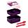 Moomin Paars Clip Bento Box Lunchtrommel met bestek