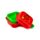 Elidi de Aardbei Foodiemals Clip Bento Box Lunchtrommel