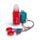 Cherry Kersen Lipolie Stick Sleutelhanger met bedeltje