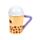 Boba de Bubble Tea Foodiemals Mok & Deksel
