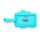 Pusheen de Kat Zomer Surfer PVC Kofferlabel